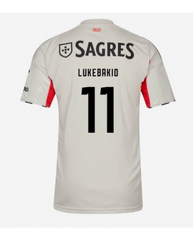 Billige Fotballdrakt Benfica Dodi Lukebakio #11 Replika Bortedrakt 2025-26 Kortermet Billige Fotballdrakt Benfica Dodi Lukebakio #11 Replika Bortedrakt 2025-26 Kortermet